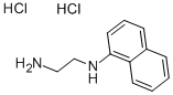 N-1-ナフチルエチレンジアミン 二塩酸塩 化学構造式