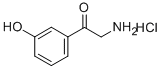 2-氨基-3'-羟基苯乙酮盐酸盐 结构式