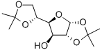1,2:5,6-ジ-O-イソプロピリデン-Α-D-グロフラノース 化学構造式