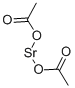 二酢酸ストロンチウム·0.5水和物 化学構造式