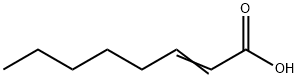 2-オクテン酸 化学構造式