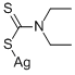 二乙基二硫代氨基甲酸银, 1470-61-7, 结构式