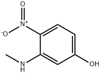 3-(Methylamino)-4-nitrophenol Structure