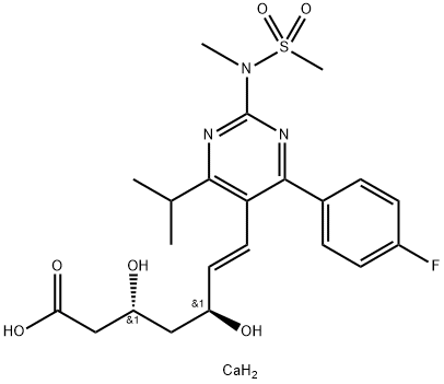 Rosuvastatin calcium Structure