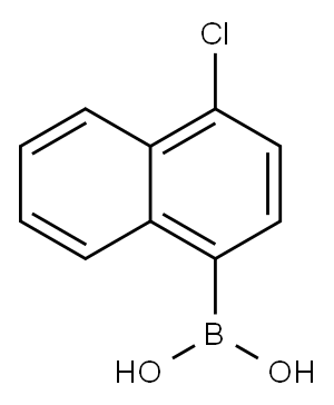 4-氯-1-萘硼酸, 147102-97-4, 结构式