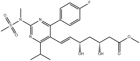 Rosuvastatin methyl ester Struktur
