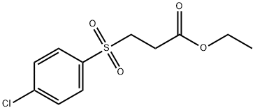 3-(4-Chlorophenylsulfonyl)propionic acid ethyl ester Structure