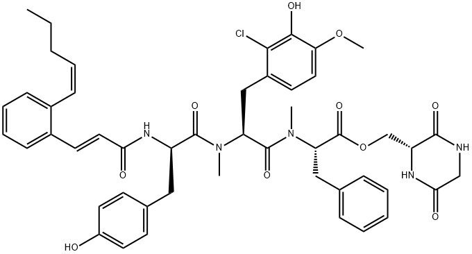 pepticinnamin E Structure