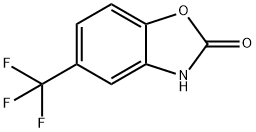 5-三氟甲基苯并噁唑-2(3H)-酮, 14733-68-7, 结构式