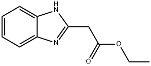 (1H-BENZOIMIDAZOL-2-YL)-ACETIC ACID ETHYL ESTER Struktur