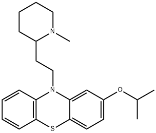 2-(Isopropyloxy)-10-[2-(1-methyl-2-piperidinyl)ethyl]-10H-phenothiazine Structure