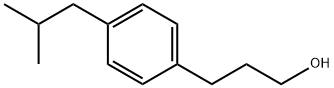 3-(4-イソブチルフェニル)-1-プロパノール 化学構造式