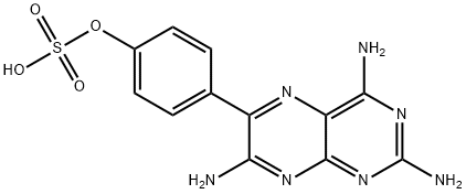 4-羟基-2,4,7-三氨基-6-苯基蝶啶磺酸钠盐 结构式