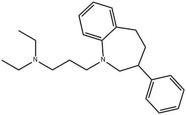 1-[3-(Diethylamino)propyl]-3-phenyl-2,3,4,5-tetrahydro-1H-1-benzazepine Structure