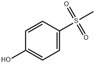 4-甲基磺酰苯酚, 14763-60-1, 结构式