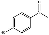 4-(甲基亚磺酰)苯酚, 14763-64-5, 结构式