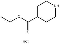 PIPERIDINE-4-CARBOXYLIC ACID ETHYL ESTER HYDROCHLORIDE Struktur