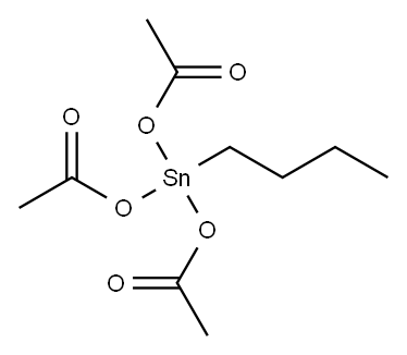 triacetoxybutylstannane Structure