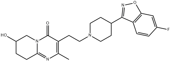 7-羟基利培酮, 147663-04-5, 结构式