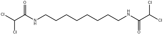 N,N'-八亚甲基双二氯乙酰胺 结构式