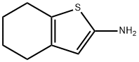 4,5,6,7-四氢苯并[B]噻吩-2-胺, 14770-79-7, 结构式