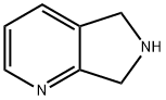 6,7-二氢-5H-吡咯并[3,4-b]吡啶 结构式
