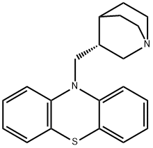(+)-メキタジン 化学構造式