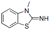 3-甲基-2-亚氨基苯并噻唑, 14779-16-9, 结构式