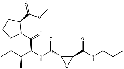 L-TRANS-エポキシスクシニル-ILE-PRO-OME プロピルアミド 化学構造式