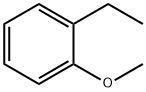 2-エチルアニソール 化学構造式