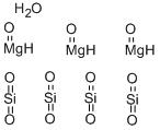 Trimagnesium tetrasilicon decaoxide dihydroxide Structure