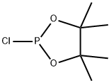 2-氯-4,4,5,5-四甲基-1,3,2-二噁磷杂戊环 结构式