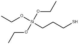 3-Mercaptopropyltriethoxysilane Struktur