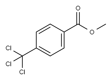 4-三氯甲基苯甲酸甲酯, 14815-87-3, 结构式