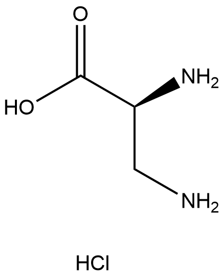 L-2,3-二氨基丙酸盐酸盐, 1482-97-9, 结构式