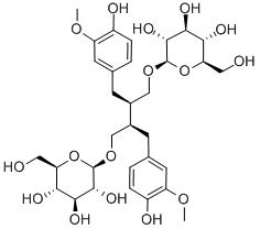 Seco-isolariciresinol diglucoside Structure