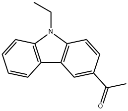 3-乙酰基-9-乙基咔唑, 1484-04-4, 结构式
