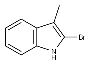 2-BROMO-3-METHYL-1H-INDOLE Struktur