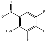 2,3,4-トリフルオロ-6-ニトロアニリン 化学構造式