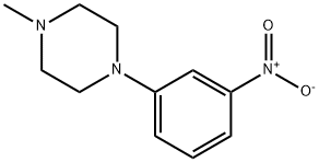 1-METHYL-4-(3-NITROPHENYL)PIPERAZINE Struktur
