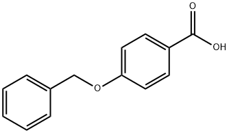 4-苯甲氧基苯甲酸, 1486-51-7, 结构式