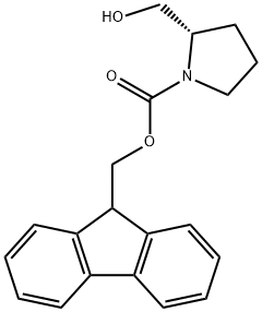 FMOC-L-プロリノール 化学構造式