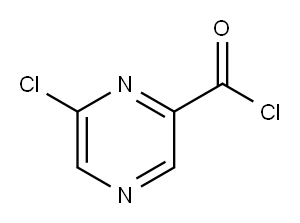 Pyrazinecarbonyl chloride, 6-chloro- (9CI) Structure