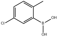 5-氯-2-甲基苯硼酸, 148839-33-2, 结构式