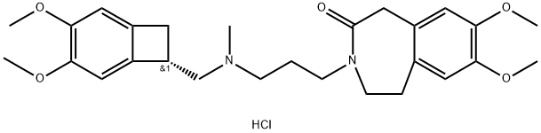 Ivabradine hydrochloride Structure