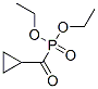 Cyclopropylcarbonylphosphonic acid diethyl ester Struktur