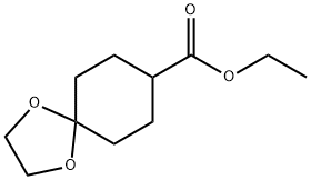 1,4-二氧杂螺[4.5]癸烷-8-羧酸乙酯, 1489-97-0, 结构式