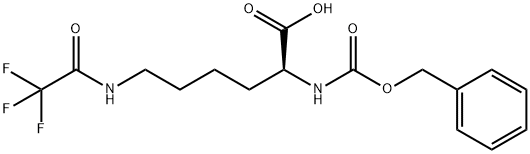 N2-ベンジルオキシカルボニル-N6-トリフルオロアセチル-L-リジン 化学構造式