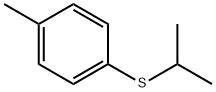 Isopropyl 4-methylphenyl sulfide Structure