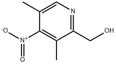 3,5-二甲基-4-硝基吡啶-2-甲醇 结构式
